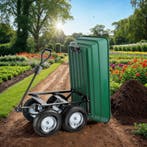 Transportkar Tummi met luchtbanden draagkracht 300kg - groen, Verzenden, Nieuw