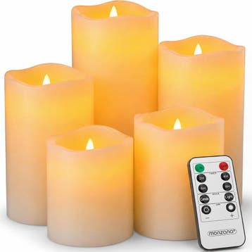 LED Kaarzen 5 stuks Was incl Afstandsbediening (Interieur), Verzenden, Nieuw