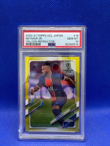2021/22 Topps Neymar /150 UCL Japan - PSA 10 - 1 Graded card, Nieuw