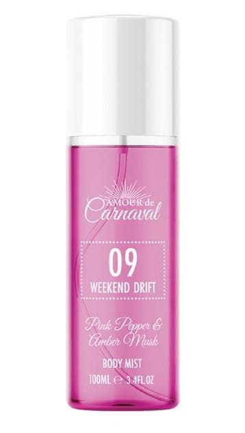 Amour de Carnaval 09 Weekend Drift Body Mist Pink 100 ml, Nieuw