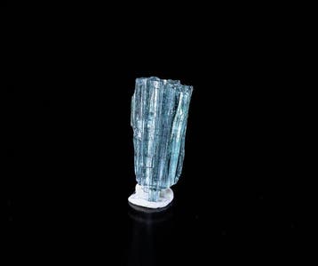 Specimen kristal toermalijn elbaït blauw neon RARISSIME -