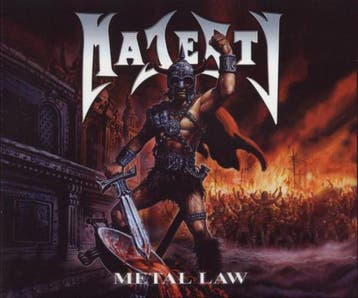 cd - Majesty - Metal Law, Verzenden, Zo goed als nieuw
