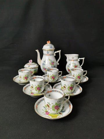 Herend squisito servizio da caffè Fiore dellIndia 1a scelta
