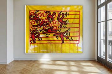 Freda People - Super Rare Haring Flag XXL