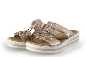Rieker Slippers in maat 37 Roze, Slippers, Overige kleuren, Verzenden, Zo goed als nieuw