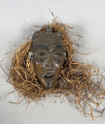 Masque Tchokwé - sculptuur - Masker Mwana Pwo Tchokwe,