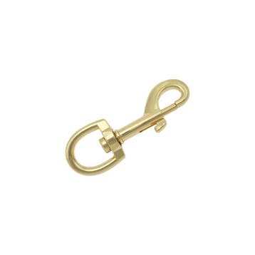 Musketon haak - 43mm - draaibaar - Goud, Ophalen of Verzenden, Nieuw