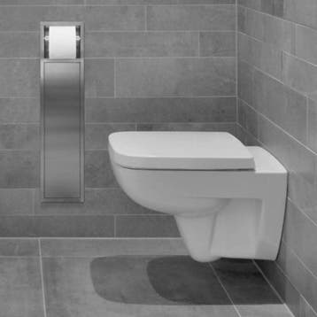 Inbouw Toiletrolhouder LoooX Closed CL7 Met Closetborstel, Ophalen of Verzenden, Nieuw
