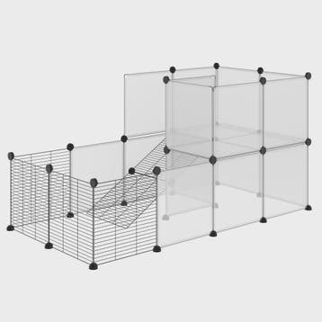 Modulaire Knaagdierenkooi RVS - 27 Delen - Voor Konijnen, Ca, Dieren en Toebehoren, Verzenden, Nieuw
