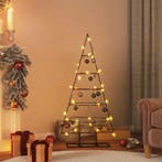 vidaXL Kerstdecoratie kerstboom 125 cm metaal zwart, Diversen, Kerst, Verzenden, Nieuw