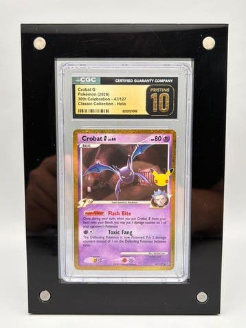 Pokémon - 1 Graded card - Crobat G - 30th Celebration -, Nieuw