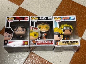 Funko - Funko Pop - Mixed Lot - Okarun #2100 (Chase) + Luke