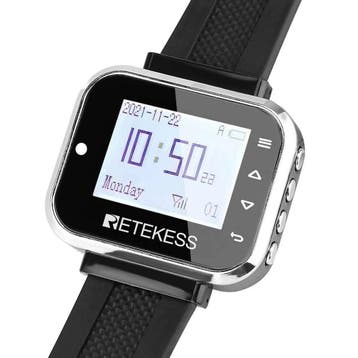 Retekess kelner oproepsysteem horloge - kunststof - draad..., Ophalen of Verzenden, Nieuw