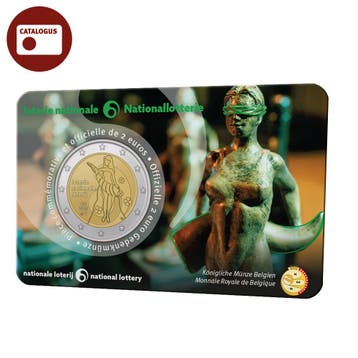 België 2 Euro Nationale Loterij 2025 BU Coincard FR, Verzenden