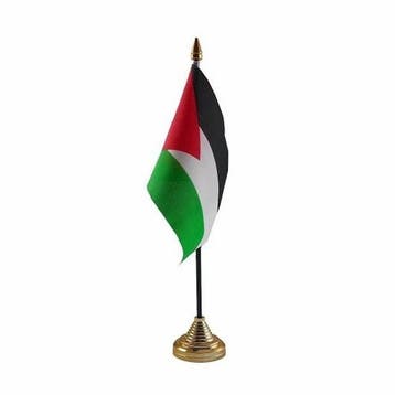 Palestina versiering tafelvlag 10 x 15 cm - Palestina vers.., Ophalen of Verzenden, Nieuw