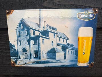Bavaria - Bavaria reclame emaille bord - Emaille bord -