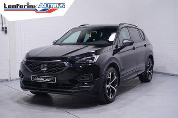 Seat Tarraco 1.5 TSI 150pk 2023 FR Business NAP Trekhaak, Auto's, Gebruikt, Leder en Stof, Zwart, Origineel Nederlands