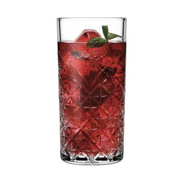 GGM Gastro | (12 stuks) longdrinkglas - Timeless - 345ml |, Huis en Inrichting, Keuken | Servies, Verzenden, Nieuw, Glas of Glazen