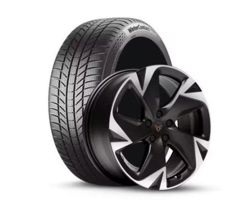 Winterset | 19 inch Machined Black | Breedset | Tavascan, Auto-onderdelen, Banden en Velgen, 19 inch, Winterbanden, Nieuw, Banden en Velgen