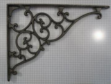 Plankdrager rustiek ijzer ruw 205 x 275 mm, Verzenden, Nieuw