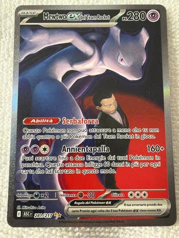 Pokémon Card - Mewtwo 281 - EX, Nieuw