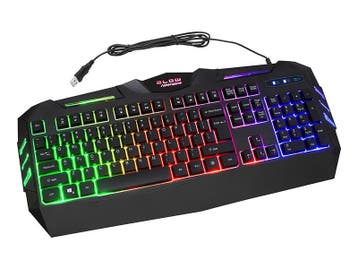 Gaming LED Toetsenbord Hurricane - LED Backlight - Zwart, Spelcomputers en Games, Games | Overige, Ophalen of Verzenden, Nieuw