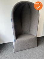 Akoestische design Ahrend - Kaigan - Grijs/Blauw - Refurbish, Vergader- of Presentatieruimte, Ophalen of Verzenden, Gebruikt, Stoel