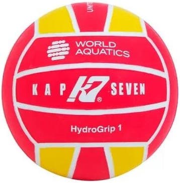 Turbo waterpolo bal Kap 7 Kids yellow/pink maat 1, Nieuw