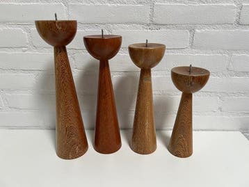 Scandinavisch Design - Kandelaar (4) - Hout
