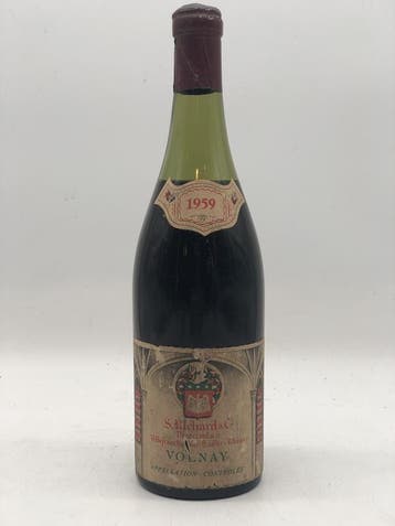 1 x 75cl Volnay S. Richard & Compagnie 1959 (Bourgogne), Ophalen of Verzenden, Nieuw, Frankrijk, Rode wijn