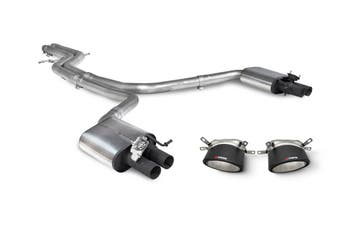 Audi RS7 C7 | Half systeem zonder resonator, met sierstukken, Auto-onderdelen, Uitlaatsystemen, Verzenden, Nieuw