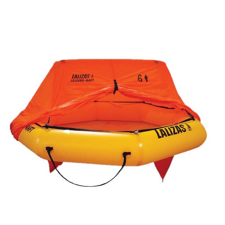 Reddingsvlot 4 Persoons Met Overkapping, Watersport en Boten, Bootonderdelen, Nieuw, Zeilboot of Motorboot, Ophalen of Verzenden