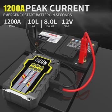 AntPower 1200A 4-in-1 Jump Starter: Krachtige Powerbank & Ac, Auto diversen, Verzenden, Nieuw