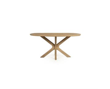 Eettafel Tycho 160x110cm - naturel | Eleonora, Ophalen of Verzenden, Nieuw