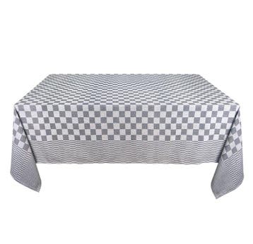 Tafelkleden Zwart en Wit Geblokt 140x140cm 100% Katoen - Tre, Verzenden, Nieuw