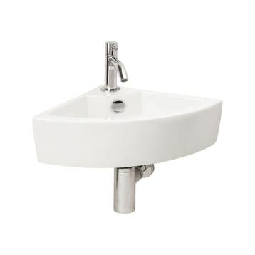 Differnz Fonteinset Keres Hoek - wit - incl. kraan, Verzenden, Nieuw