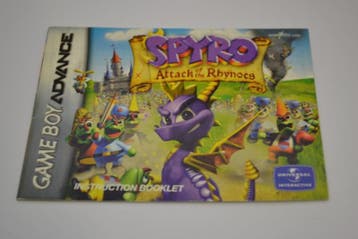 Spyro: Attack of the Rhynocs (GBA USA MANUAL), Verzenden, Zo goed als nieuw