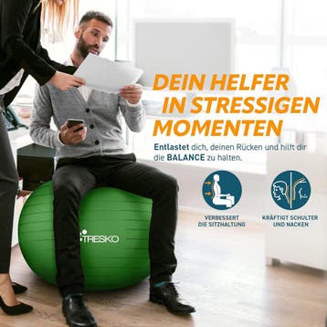 Fitness bal - Yoga bal - Pilates bal - Zwangerschapsbal - 85, Sport en Fitness, Verzenden, Zo goed als nieuw