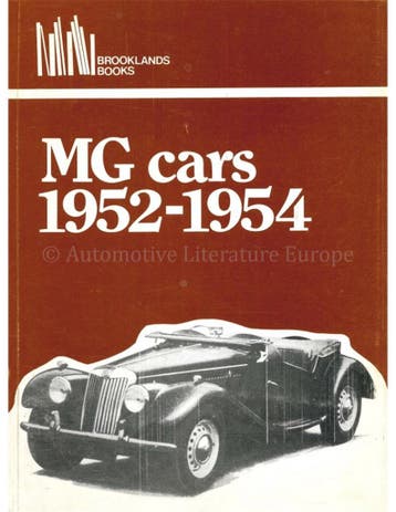 MG CARS 1952 - 1954 (BROOKLANDS), Boeken, Auto's | Boeken, Nieuw, Author
