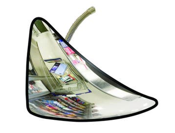 Anti - diefstalspiegel driehoekig - Acryl - Binnen - T 5, Verzenden