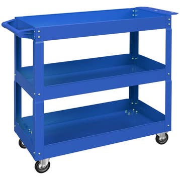 3-laags Gereedschapswagen, 4 Wielen, Staal, 83B X 35,3T X 76, Verzenden, Nieuw