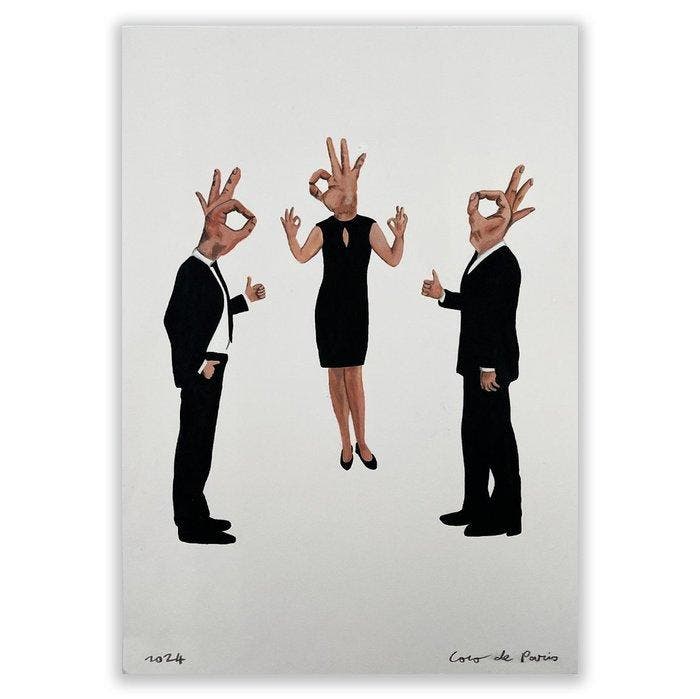 Coco de Paris - Okey-Dokey, Antiek en Kunst, Kunst | Designobjecten