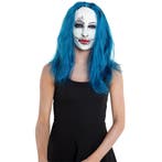 Masker Horror Vrouw met blauw haar, Ophalen of Verzenden, Nieuw