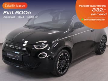 Fiat 500e | Zakelijk Leasen vanaf 200,- p/mnd, Nieuw, Financial lease, Lease, 500E