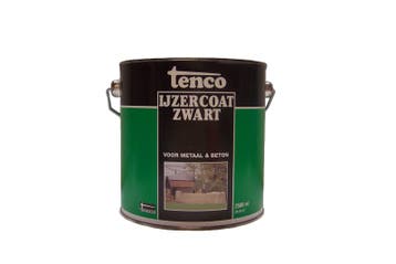 Tenco ijzercoat zwart 2,5 liter, zwart, bus, Verzenden, Nieuw