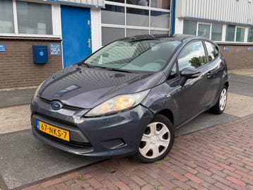 Ford Fiësta 1.25 3DR/AIRCO/NAP/ELEK PAKKET, Stof, Zwart, Blauw, Origineel Nederlands