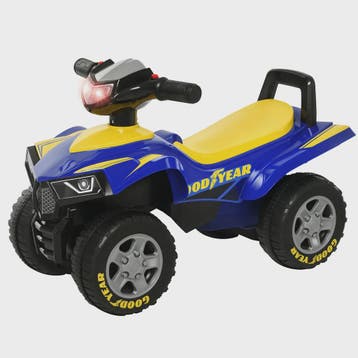 Kinder Quad Loopauto met Licht en Geluid - Blauw/Geel (18-36, Verzenden, Nieuw