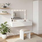 vidaXL Plafondtafel met lade Wit 100 x 40 x 70 cm Bewerkt, Verzenden, Nieuw