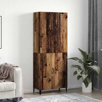 vidaXL buffetkast 2 pcs Oud hout Bewerkt hout, Huis en Inrichting, Kasten | Buffetkasten, Minder dan 50 cm, Verzenden, Nieuw, Minder dan 100 cm