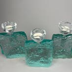 Andrzej Rafalski - Kandelaar (3) - Glas - 3 glazen, Antiek en Kunst